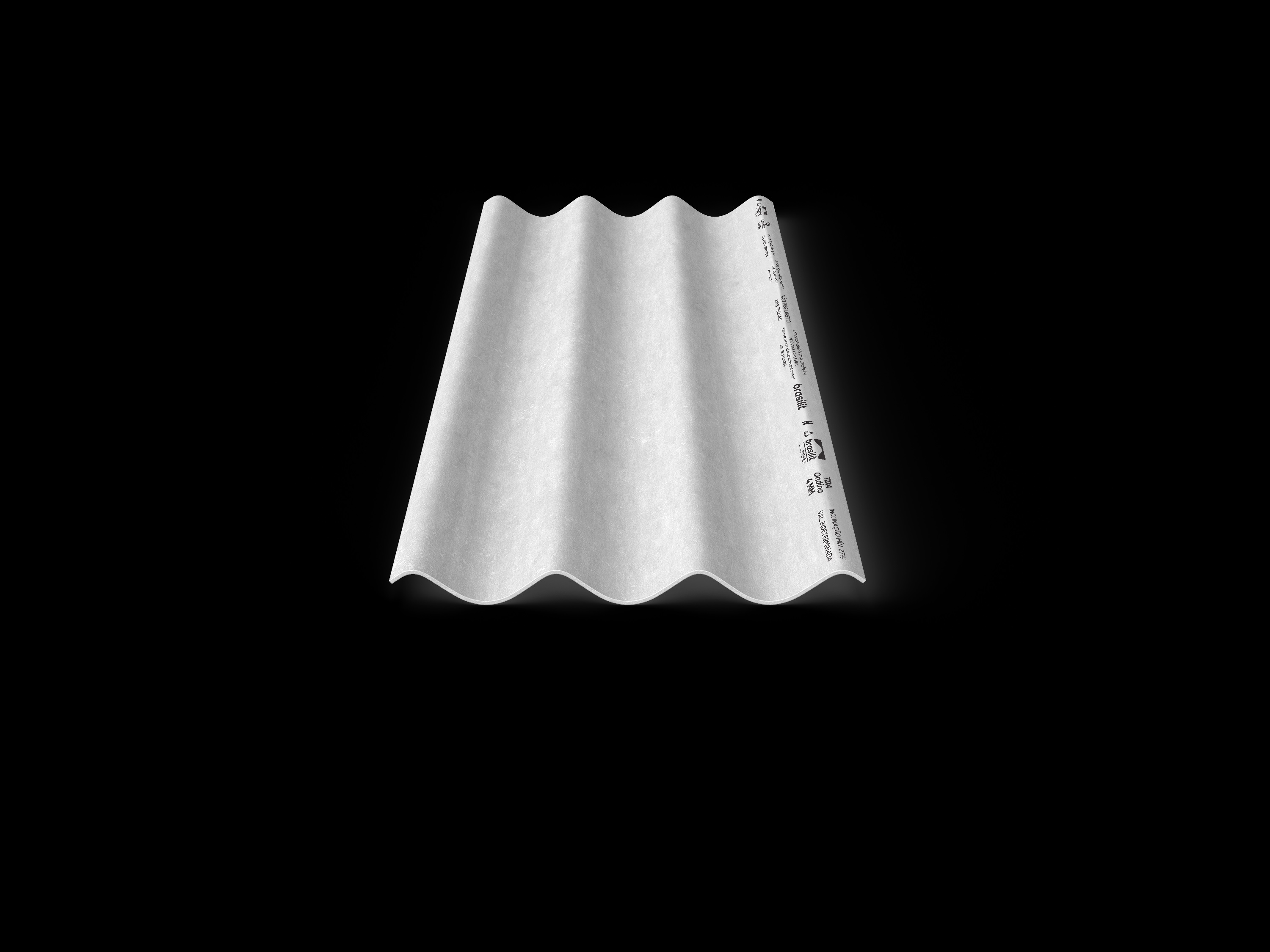 TELHA ONDULADA 6MM 3,66X1,10M BRASILIT